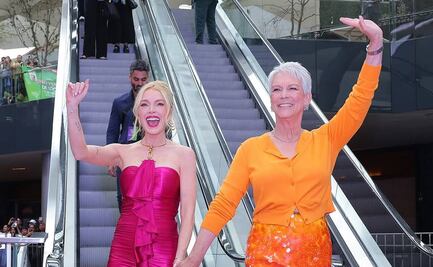 Lindsay Lohan y Jamie Lee Curtis deslumbran en su visita a México