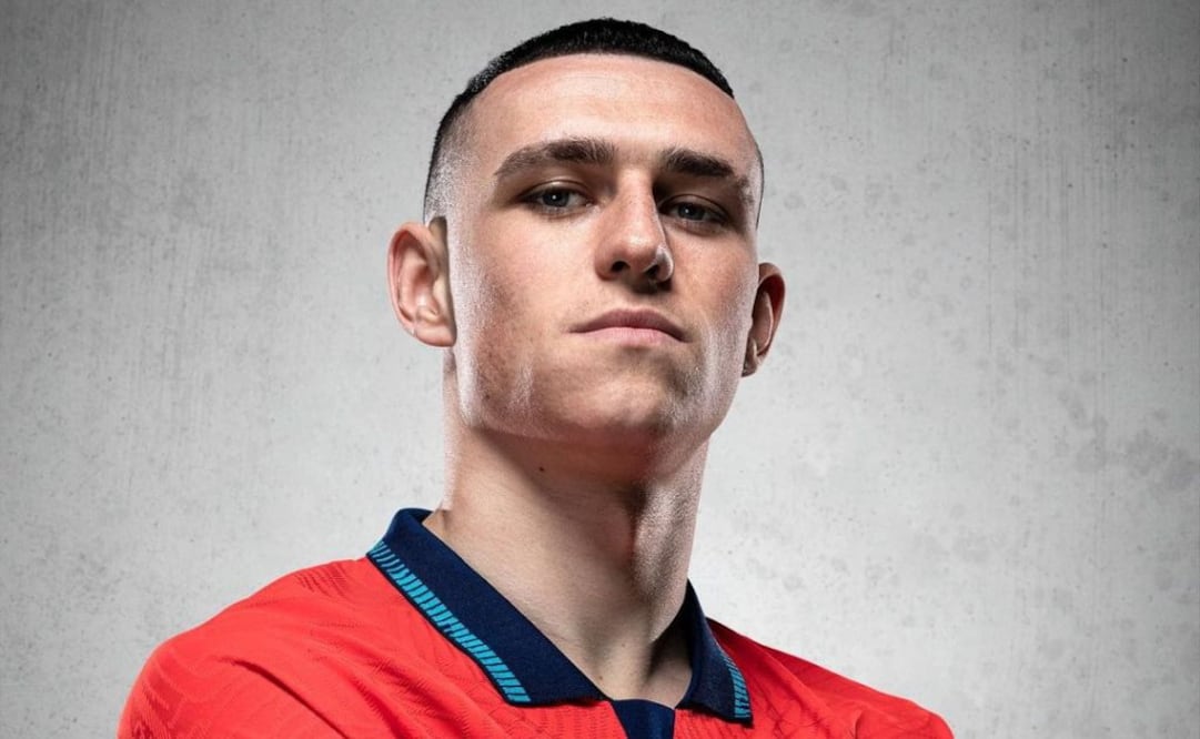 Phil Foden, jugador de la Selección de Inglaterra. Fuente: Instagram @philfoden
