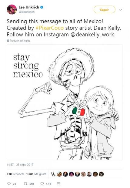 Chris Evans admira a la perrita rescatista “Frida"