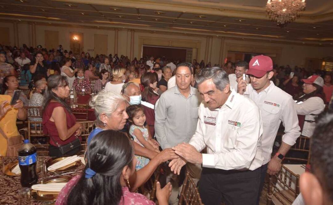 Candidato a la gubernatura por Morena-PT-PVEM, Américo Villarreal Anaya. Foto: Especial 