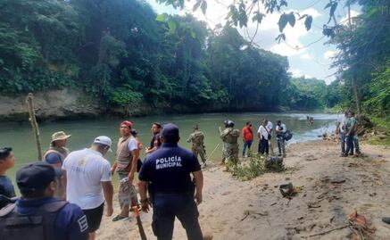 Rescatan cuerpo de niño migrante haitiano ahogado en río de Tapachula, Chiapas
