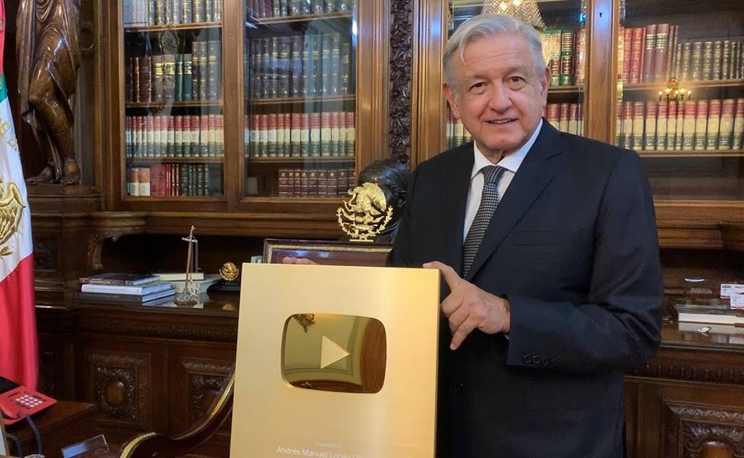 La transmisión de La Mañanera fue interrumpida por YouTube. Foto: YouTube Andrés Manuel López Obrador.