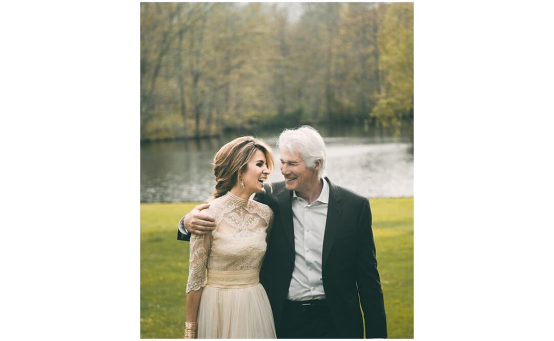 Alejandra Silva y Richard Gere. Foto: Instagram