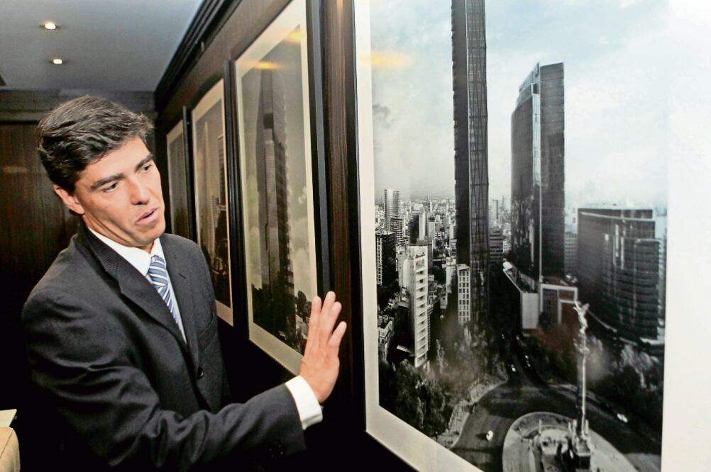 Enrique Villanueva destacó que actualmente trabajan en proyectos de varias torres a lo largo de la CDMX (FERNANDO RAMÍREZ. EL UNIVERSAL)