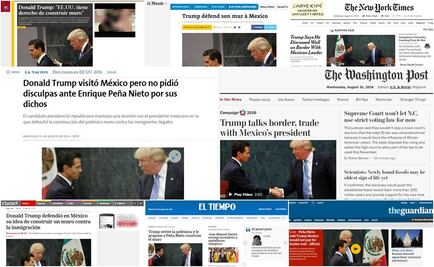 Así cubrió prensa mundial la reunión Peña-Trump
