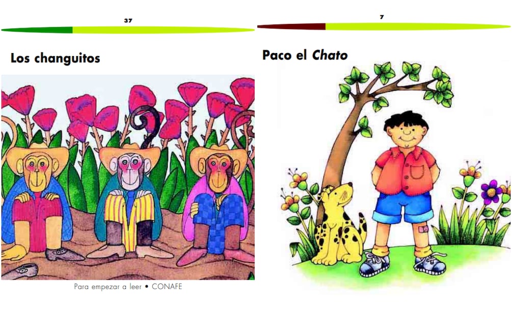 Las lecturas más recordadas por generaciones pasadas son Paco el Chato y Los Changuitos. Foto: SEP