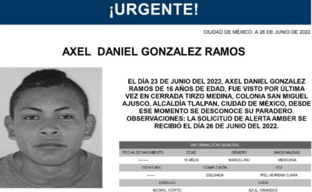Ofrecen recompensa para localizar a Ximena y Axel, desaparecidos en Tlalpan; dan hasta un millón de pesos.
02/09/26
Foto: Especial