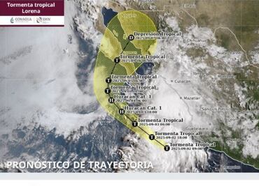 Ciclón "Lorena" amenaza al noroeste de México; ¿cuándo y dónde tocará tierra?