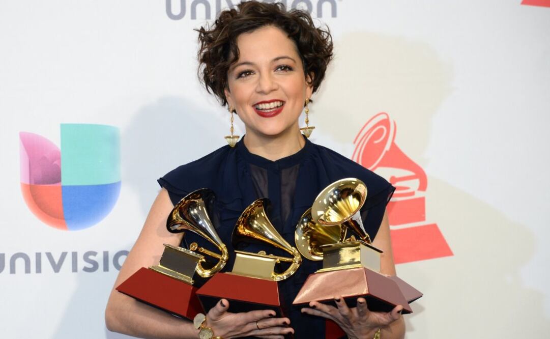 El año pasado Natalia Lafourcade se llevó el premio de Grabación del Año y Canción del Año, entre otros  Foto: Archivo
