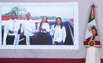 Inauguran 3 puentes vehiculares en Colima; libramiento Arco Norte llevará el nombre de Celsa Virgen Pérez
