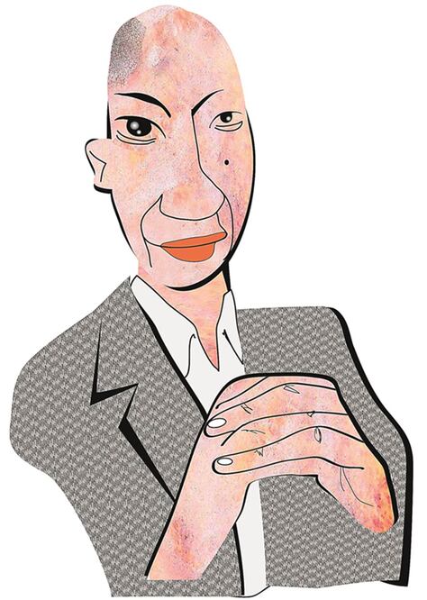 Cada mañana, mientras José Carlos lleva a sus hijos a la escuela les cuenta una historia que muchas veces improvisa. Ilustración: Carlos Rivaherrera