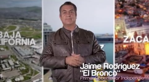 Con video, 'El Bronco' apoya a independientes