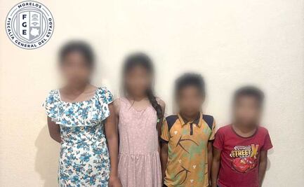 Señalan que menores localizados en Morelos habrían huido de su hogar por presuntos maltratos de su padre 