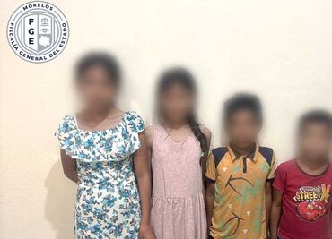 Señalan que menores localizados en Morelos habrían huido de su hogar por presuntos maltratos de su padre