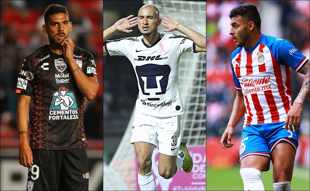 Pachuca, Pumas y Chivas. Foto: Imago 7 / Especial