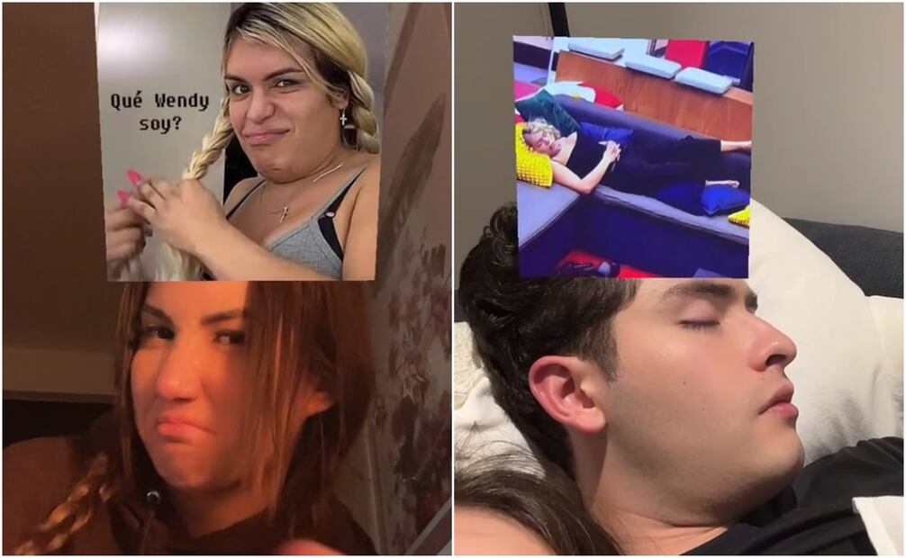 Filtro de Wendy Guevara en TikTok. Foto: Capturas @arelypg6 y @carolinadiazof