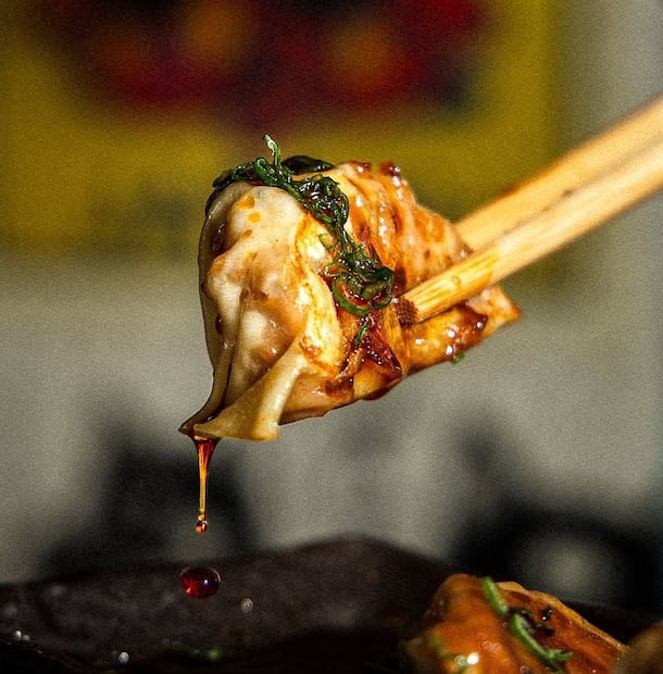 En Gaman Ramen puede probar las tradicionales gyozas de cerdo o res. Foto: Cortesía Gaman Ramen