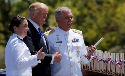 Trump attended graduation ceremony of three Mexican Navy Officers in U.S.