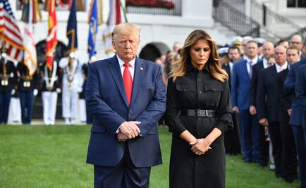 Trump guarda un minuto de silencio en homenaje a víctimas del 11-S