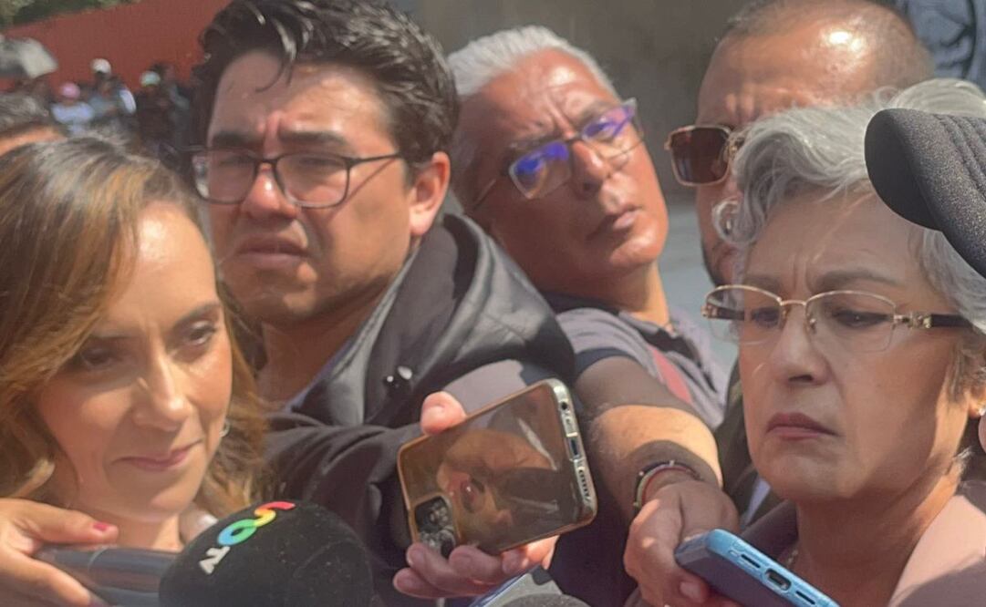 Patricia Aguayo, vocera de los trabajadores del Poder Judicial en entrevista esta tarde. Foto: Especial