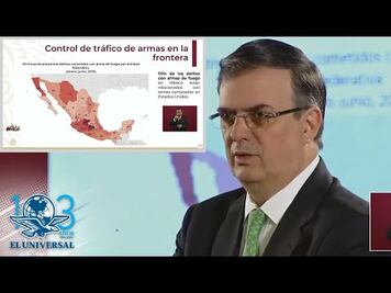 Exige México a EU congelar el tráfico de armas