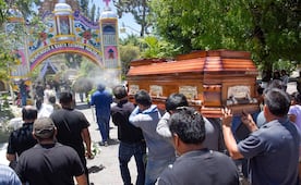 En medio de la zozobra, despiden a Valentín Lavín, edil de Temoac asesinado; "comenzó trabajando bien, pero después se descompuso", dicen vecinos
