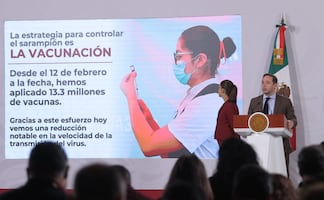 Aplican 13 millones de vacunas contra sarampión en México; disminuye 30% casos activos: Salud