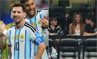 Shakira es captada en el partido de Argentina vs Austria y envía mensaje a Messi: "muy orgullosa de ti, Leo"