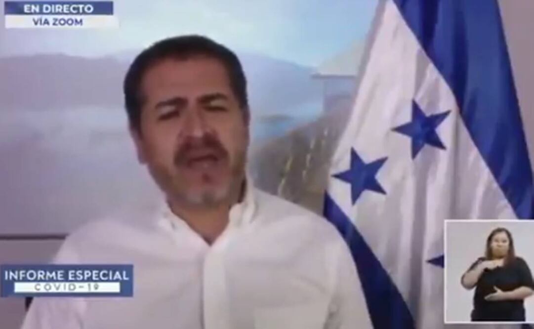 Juan Orlando Hernández, presidente de Honduras. Foto: Captura de pantalla
