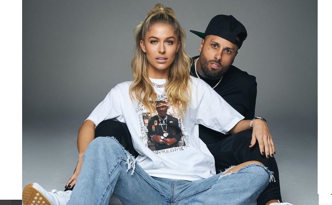 Cydney Moreau y Nicky Jam. Foto: Captura Instagram