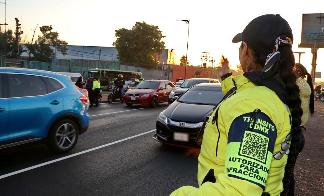 Policías autorizados para infraccionar en CDMX. Foto: Especial