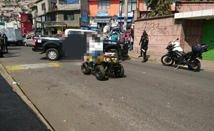 Balean a hombre a bordo de cuatrimoto en Naucalpan