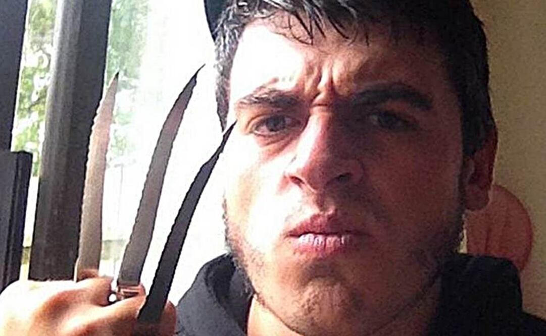 Era un joven universitario obsesionado con el personaje de Wolverine, de los comics de X-Men, y solía publicar en sus redes sociales imágenes en las que aparece con cuchillos como garras, nudilleras y un look similar al del personaje (Foto: Instagram)