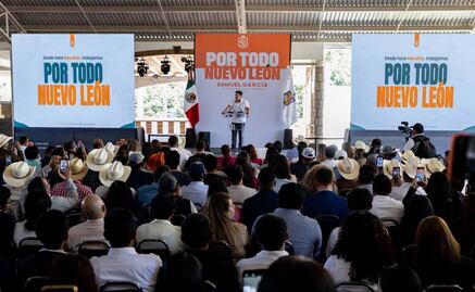 Samuel García presenta su primer informe regional al sur de NL; destaca avances en infraestructura y proyectos