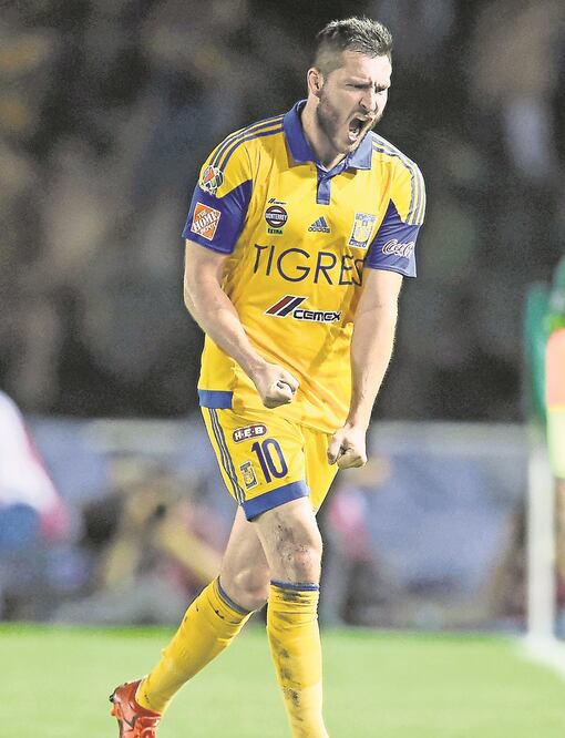 El tigre galo André-Pierre Gignac anotó otro golazo a los Jaguares y definió el pase a la siguiente ronda (ETZEL ESPINOSA. IMAGO7)
