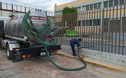 Edomex distribuye más de 7 millones de litros de agua a hospitales y penales tras la Operación Caudal