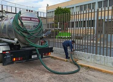 Edomex distribuye más de 7 millones de litros de agua a hospitales y penales tras la Operación Caudal