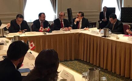 Videgaray y Guajardo se reúnen con empresarios y políticos en Canadá