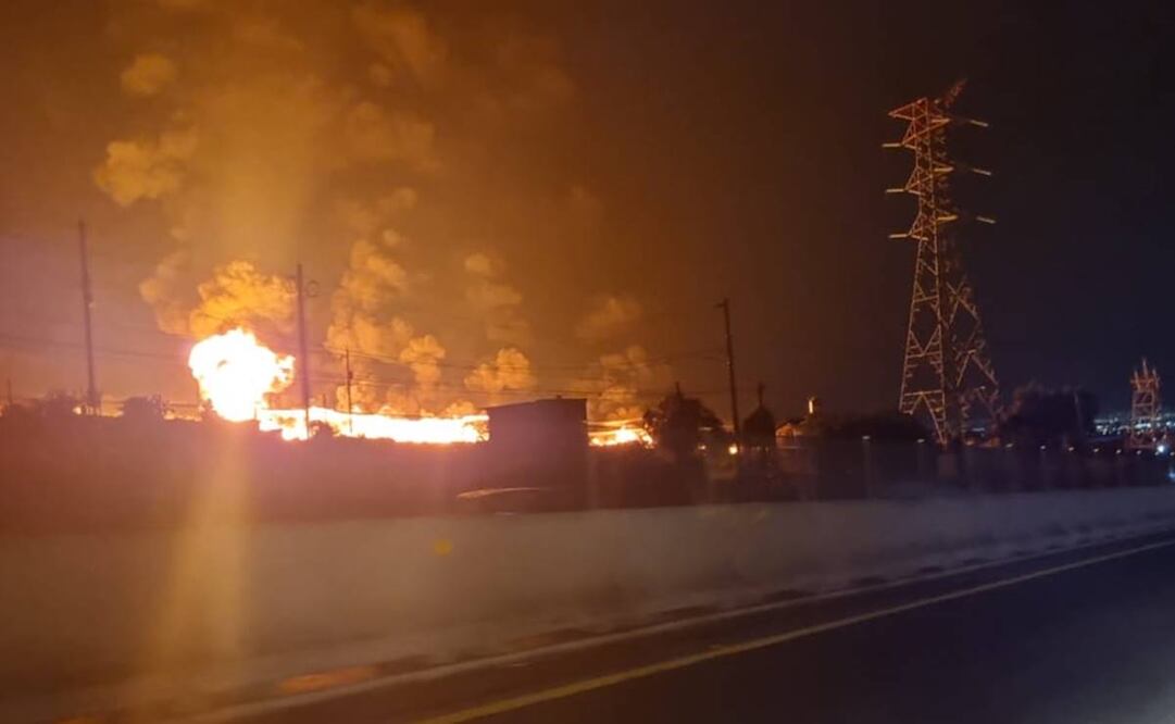 La explosión fue por un chispazo. Foto: Especial