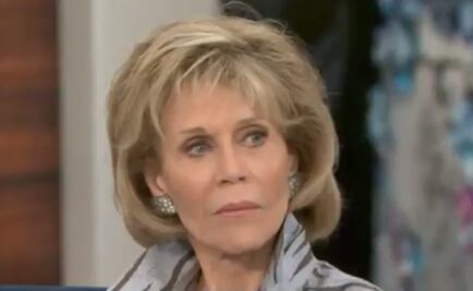 Así reacciona Jane Fonda ante pregunta de cirugía estética