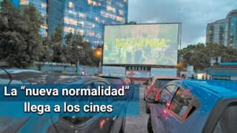 Cines alistan regreso a la normalidad... en automóvil