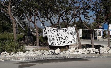 Protestan en Puerto Morelos por obras complementarias del Tren Maya
