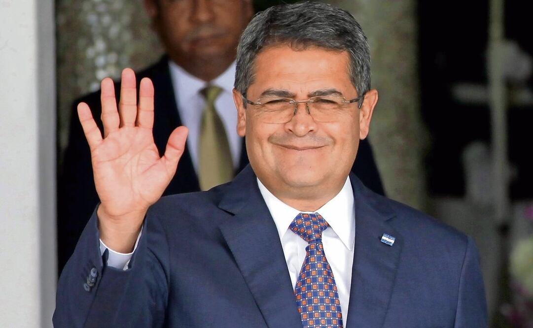El entonces presidente de Honduras, Juan Orlando Hernández, en Ciudad de Panamá, en octubre de 2017. Foto: Alejandro Bolívar / EFE