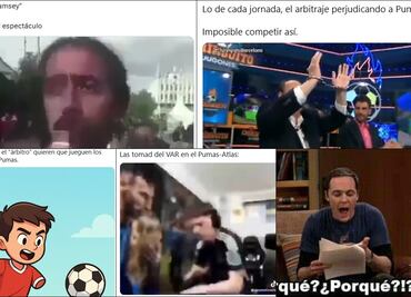 Los mejores MEMES de la victoria de los Pumas ante Atlas; se lanzaron contra el arbitraje