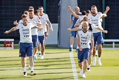 Argentinos ya reportan para el juego ante México