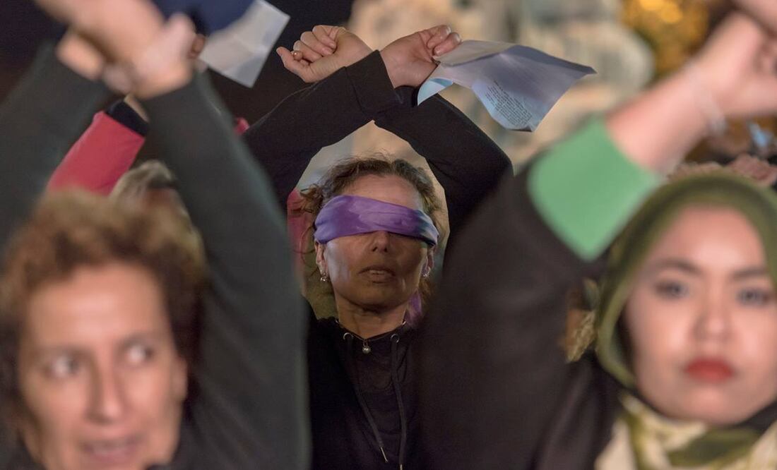 "Un violador en tu camino" comenzó en Chile y miles de mujeres lo replicaron a nivel internacional (EFE)