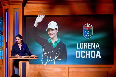 Lorena Ochoa ve como responsabilidad entrar al Salón de la Fama