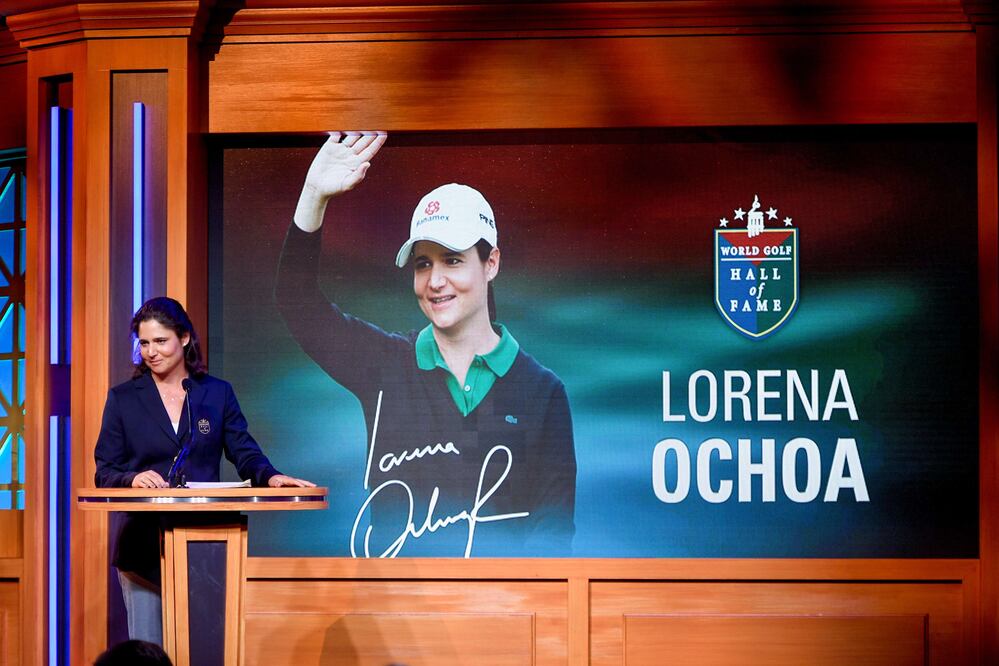 AFP. Lorena Ochoa en el Salón de la Fama