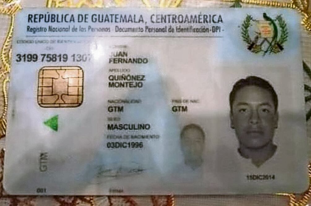 El joven guatemalteco Juan Fernando Quiñones Montejo es uno de los fallecidos en la estación migratoria de Ciudad Juárez. Foto: Especial