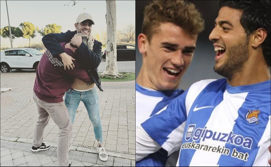 Carlos Vela se reencontró con Antoine Griezmann / Foto: Especiales